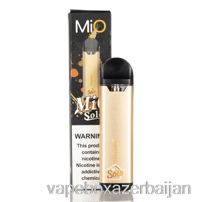 E-Juice Vape MiO SOLO Refillable Device Gold